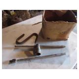breaker bar, tool & nails