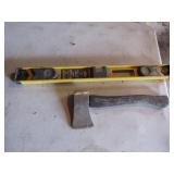hatchet & level