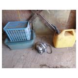saw,diesel can & items