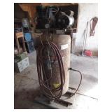 sanborn upright air compressor