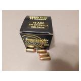 50 rounds of 45 acp reloads