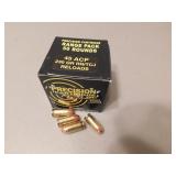 50 rounds of 45 acp reloads