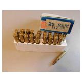 20 rounds of 25 rem