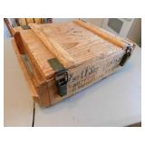 wood ammo box