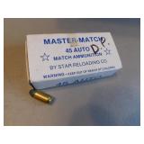 full box of 45 auto reloads
