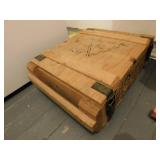 wooden ammo box