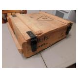 wooden ammo box