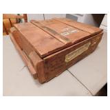 wooden ammo box
