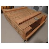 wooden ammo box