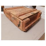 wooden ammo box