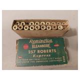 257 roberts empty brass & box
