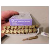 full box of 6.5 swedish mauser