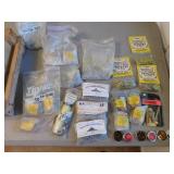 caps,patches,round balls & wood box