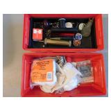 mini flask,patches,items & box