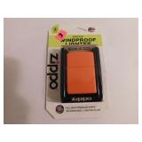orange zippo lighter