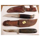 cattaraugus hunting knife & sharp sheath knife