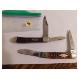 2 counterfeit case knives(conversation pieces)