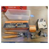 Lyman mould blocks & bullet mould & items