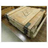 wooden ammo box