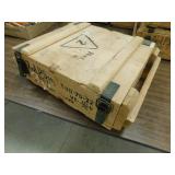 wooden ammo box