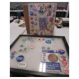 political badges & showcase