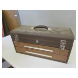 kennedy toolbox & all craftsman sockets(has keys)