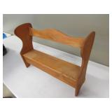 john kirkwood doll bench & doll clothes