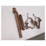 spurs & wood items
