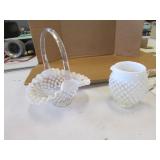 2 pcs of moonstone glass