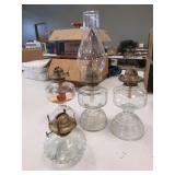 4 oil lamps