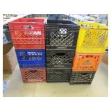 9 milk crates