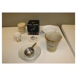 morter pestle & items