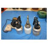 buffer & 3 paint sprayers