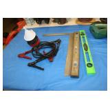 levels,jumper cables,funnels,square