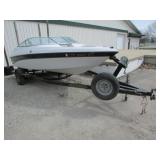 Crownline skiboat w/trailer w/mercury 4.3 liter