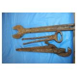 large alligator wrench,pincers & tool