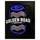 neon golden road brewing sign (works)
