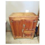 antique oak icebox
