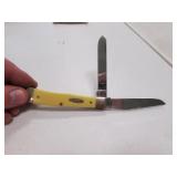 case xx 2 blade yellow knife