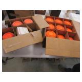 2 almost full boxes of skeet targets