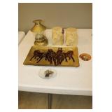 horse items incl:candles