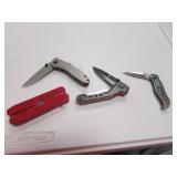 3 knives & multi-tool