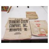 2 bank bags & diamond chain co. bag