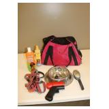 bag of pet items