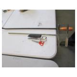 paint mixer,prybar & scissors