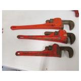 3 pipe wrenches