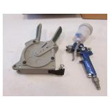 air paint sprayer & retractor for cabinets