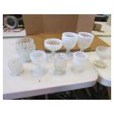 9 pcs of moonstone glass