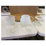 5 pcs of moonstone glass