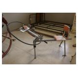 seated skeet thrower